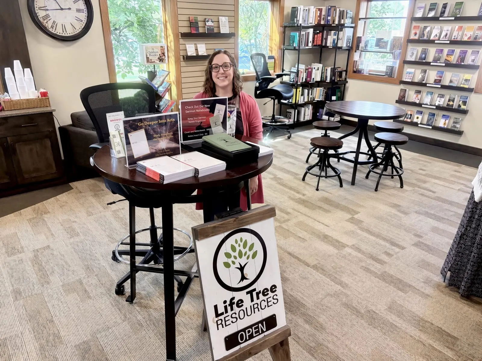 LifeTree Resource Center in the church lobby